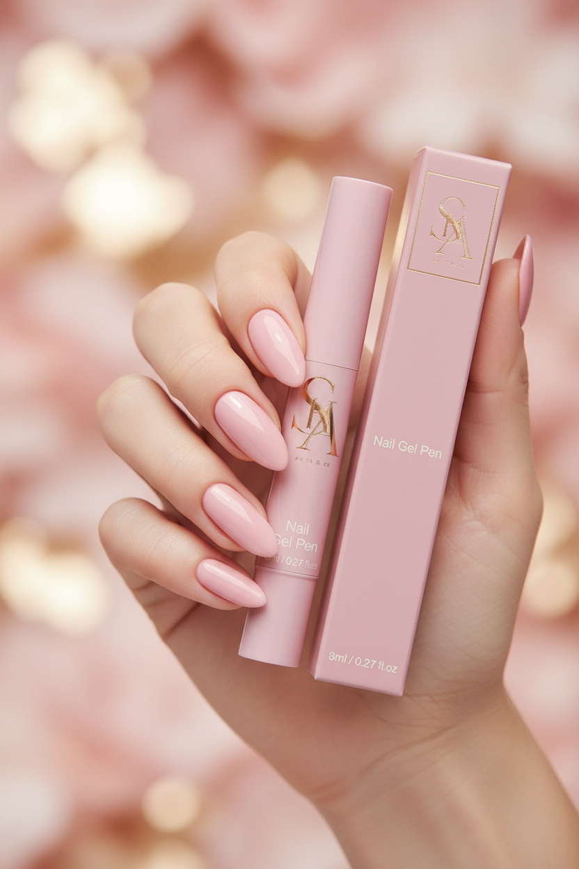 Nail Gel Pen SA - En main avec manucure parfaite
