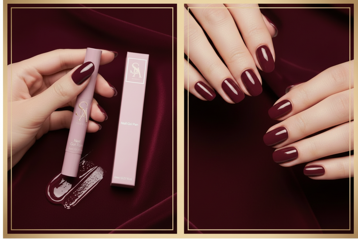 Nail Gel Pen SKA – Bordeaux